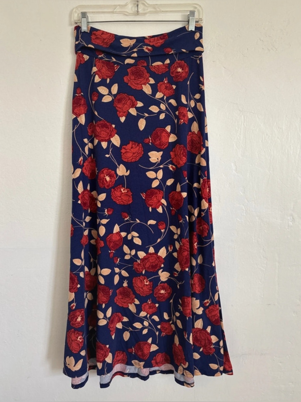 LuLaRoe Floral A-Line Maxi Skirt in Size XS